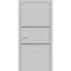 Porte intérieure moderne en bois pré-montée avec quincaillerie Planum 0014, gris mat, cadre à panneau unique, portes robustes pour salle de bain et chambre à coucher - 71 cm x 203 cm-109770403-109770416