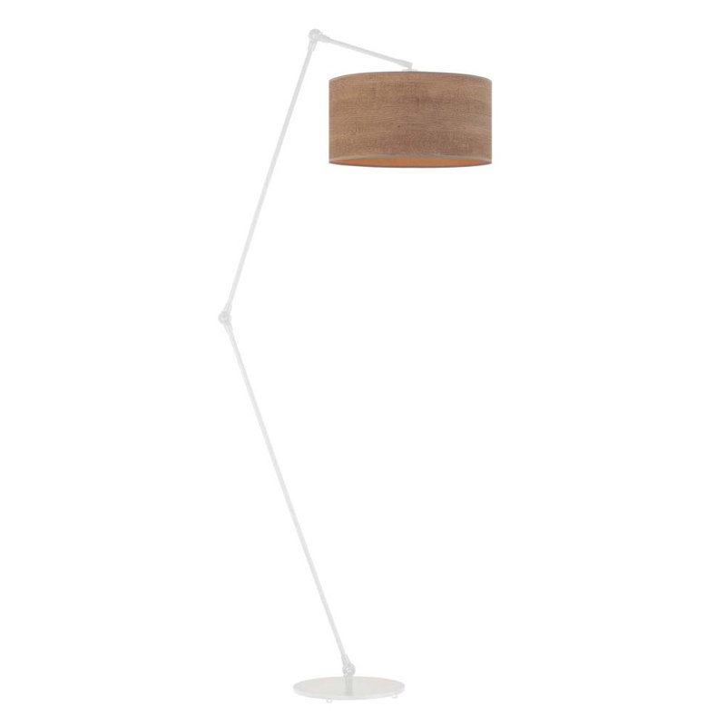 Blaiz 177cm Task Floor Lamp, Brown, White