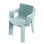 Ensemble de 4 chaises en polypropylène résistantes aux intempéries - Chaises longues empilables pour la piscine, le jardin, le restaurant et l'intérieur