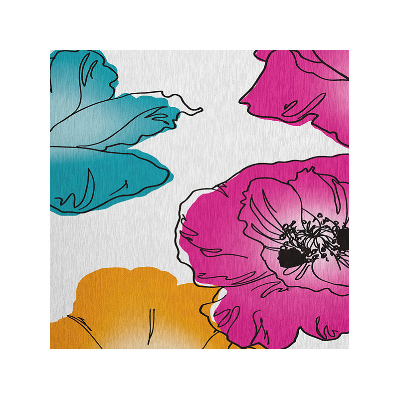Chenille Floral Indoor Rug, Rectangle 8' x 10'