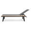 ENSEMBLE DE 2 CHAISE-CHAUSSURE AVEC PISCINE EN BOIS WATERLOO (62756.00BLKMP2)