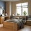 43.4 cm W Bedside Table