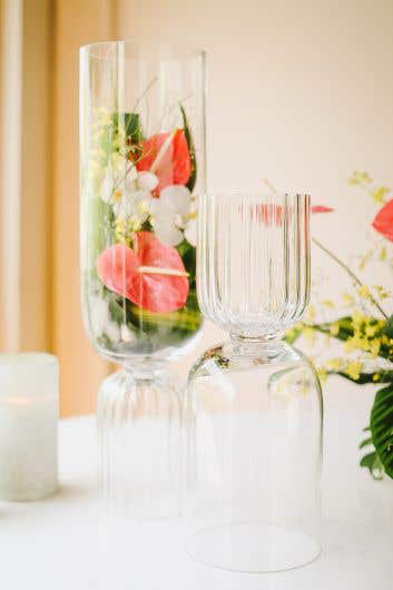 Calhern Glass Table Vase, 21.75" H x 8.5" W x 8.5" D