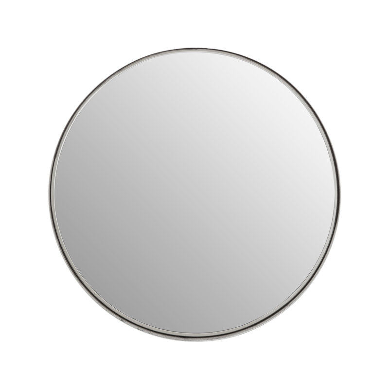 Stainless Steel Square Mirror, 46cm H x 46cm W