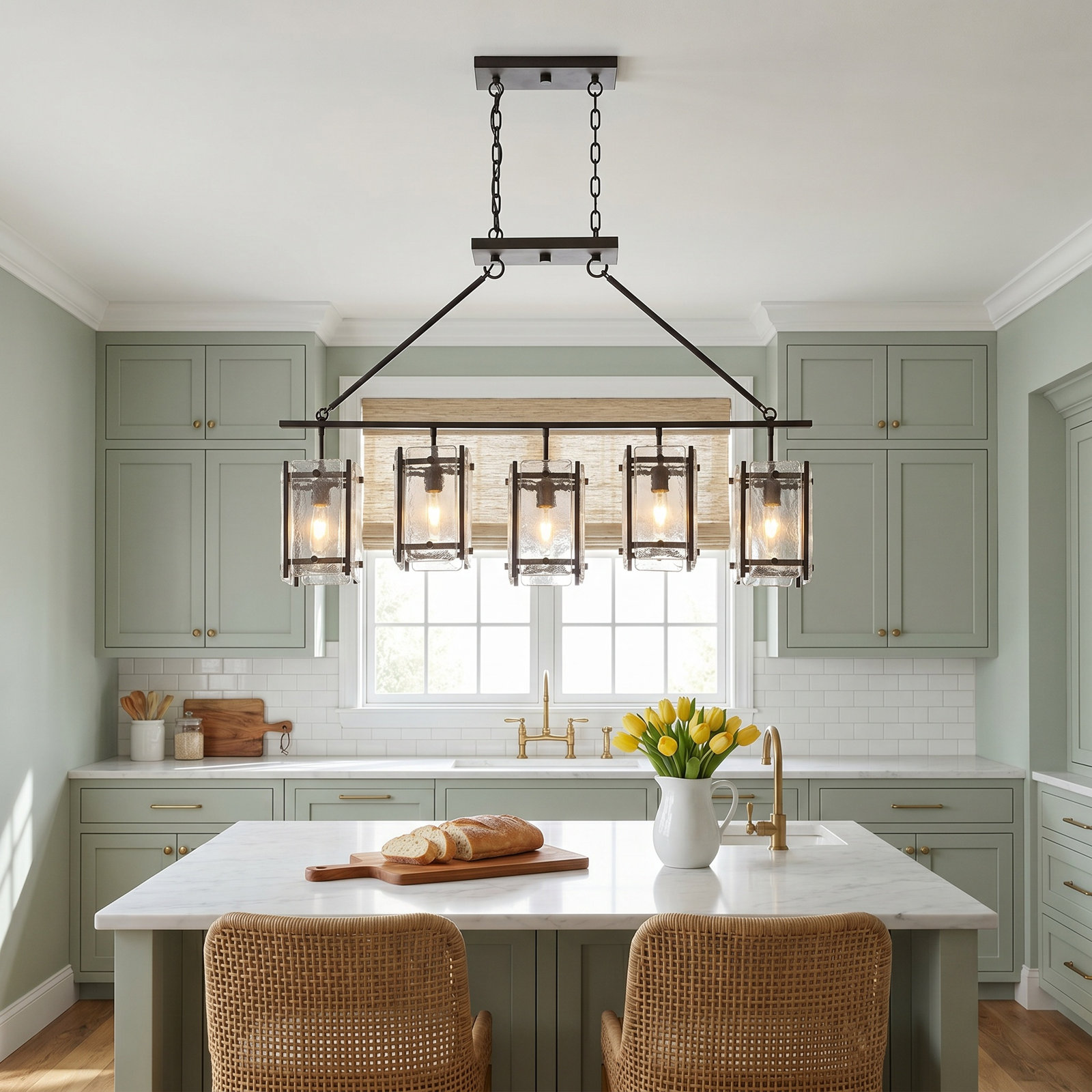 Leyden Dimmable 5-Light Pendant
