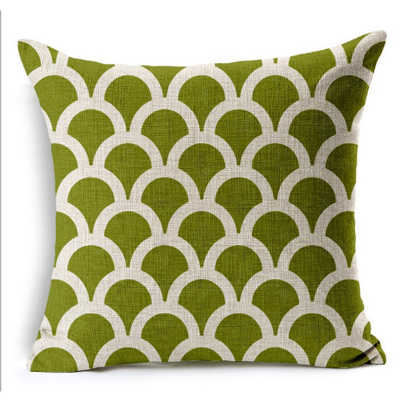 (Covers With Inserts) Set of 2 Maze Geometric Throw Pillows