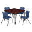 Ensemble de table de salle à manger et de chaises Kee-73412821-93832724-93832727