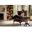 Upholstered Full Grain Leather Wingback Chair-75262735