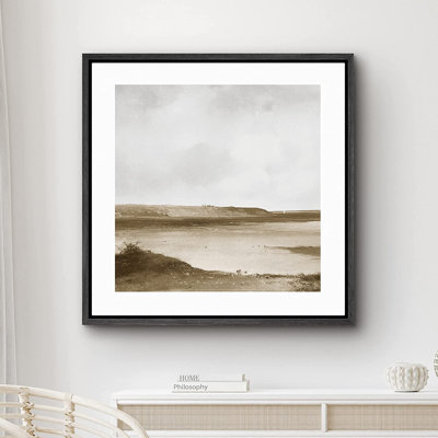 Peinture sur toile, cadre flottant