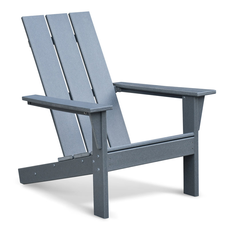 Grey All - Weather Outdoor Relaxing Chair, Ideal For Balcony And Spaces. Fire Pit Chair With Ergonomic Seating, Easy To Clean Garden, Backyard, Deck Balcony. Frame. Seat Comfort