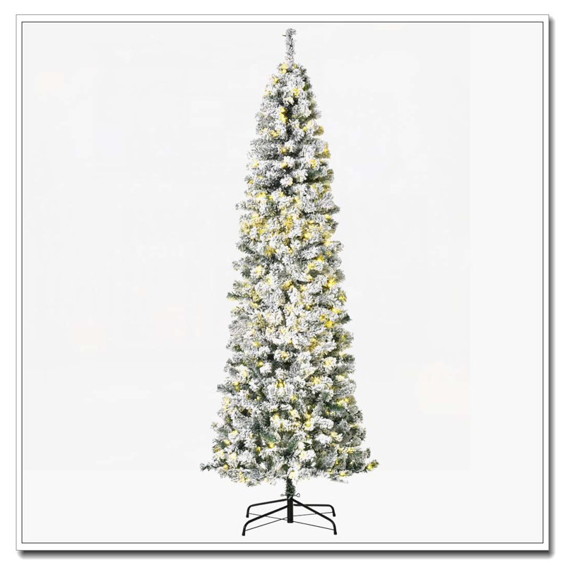 Sapin de Noël artificiel mince 7,5 pi