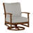 Charleston Aluminum Swivel Rocker Lounge - Oak-590667282-618231331-656784975