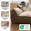 Lit orthopédique confortable pour chiens de taille moyenne, canapé-lit lavable imperméable très épais avec housse en sherpa, base antidérapante-120992758-135214798