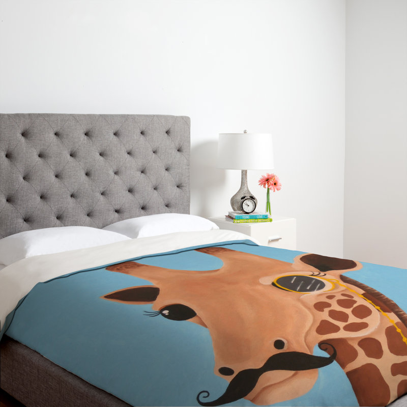 Housse de couette Mandy Hazell Gentleman Giraffe, Très grand, Poids léger