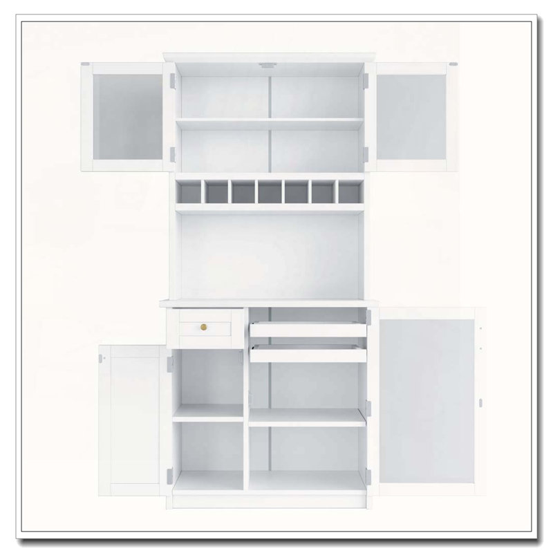 Armoire de cuisine Farmhouse, Blanc