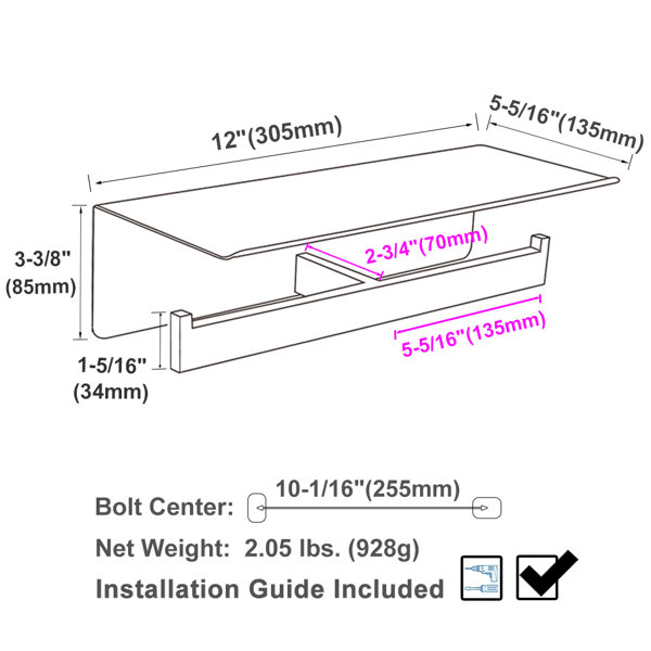 Dimensions du produit