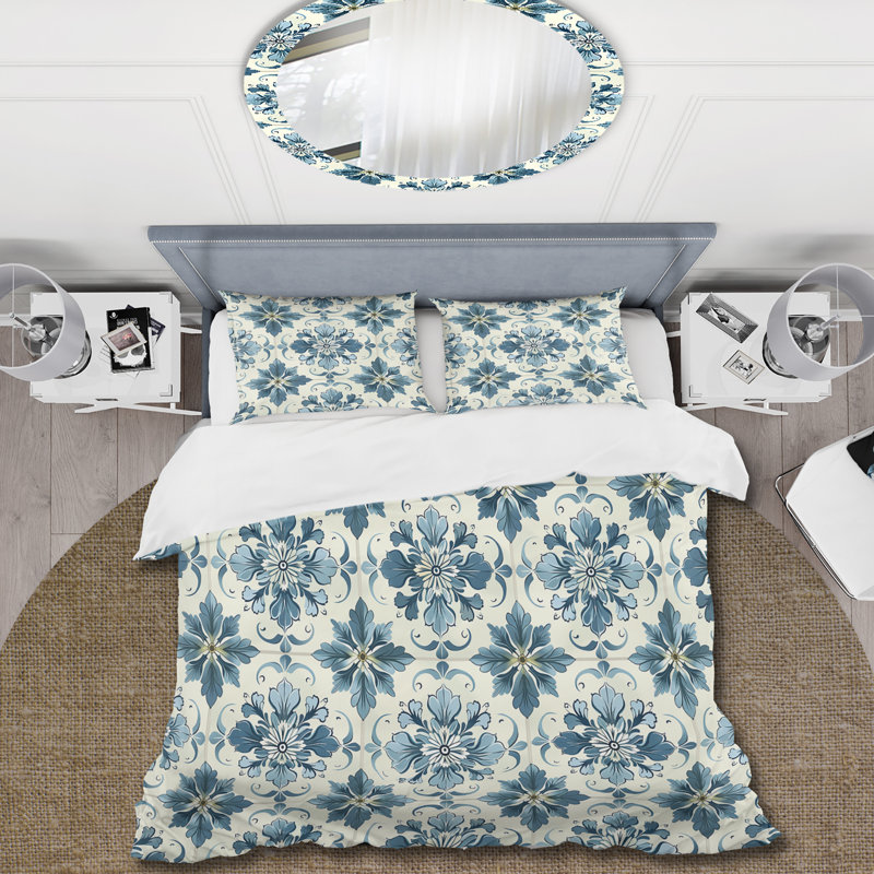 Ensemble de housse de couette Farmhouse, Housse de couette pour grand lit + 2 taies décora