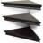 Modern Triangle Floating Shelves Set, Rustic Farmhouse Corner Wall Mounted Shelves For Home And Office Decor