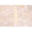 Tapis ivoire en cuir de vache 6 pi 6 po x 6 pi 6 po