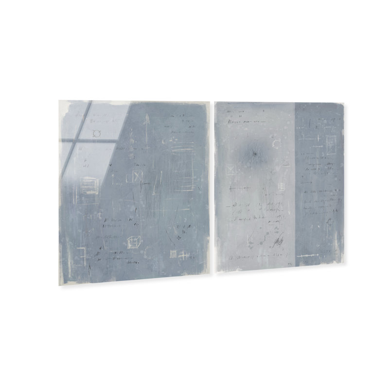Organized Thoughts Set High-Gloss Frameless Acrylic Glass Wall Art Abstract Print by Oliver Gal, Ready to Hang, 16 x 20