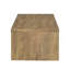 Table basse rectangulaire en bois d'ingénierie, manguier