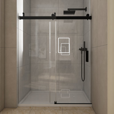 Porte de douche l 60 po x H 70 po
