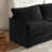Comfortable Corduroy Loveseat Sofa With Ottoman For Living Room-978884243