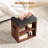 Small Cushion Shoe Bench With Shoe Rack-586958809-586958810