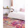 Corlenzo Abstract Orange/Pink/Blue/Yellow Area Rug