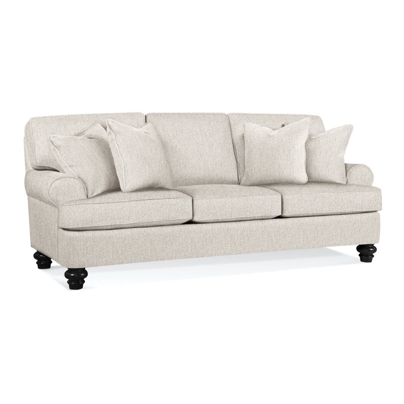 Lowell Sofa, Black, Snow Crypton Performance; 0884-91