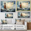 Phare, mer orageuse 2 - Art mural phares-363024467-363024474