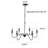 Baretta 6 - Light Dimmable Classic / Traditional Chandelier-329285501