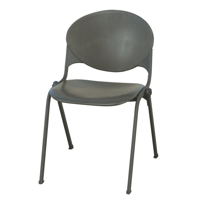 Chaise empilable sans accoudoirs, Anthracite