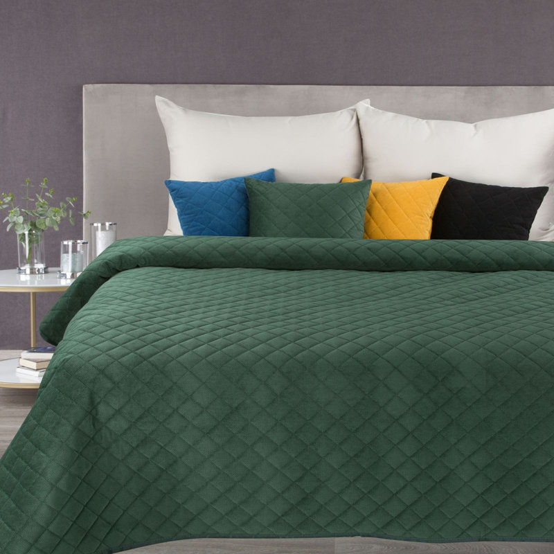 Hisham Bedspread, Dark/Green, W220 x L240cm