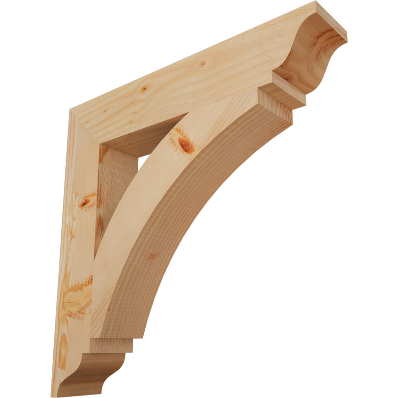 Support traditionnel Thorton, H 22 po x l 3,5 po x P 22 po, Douglas (lisse)