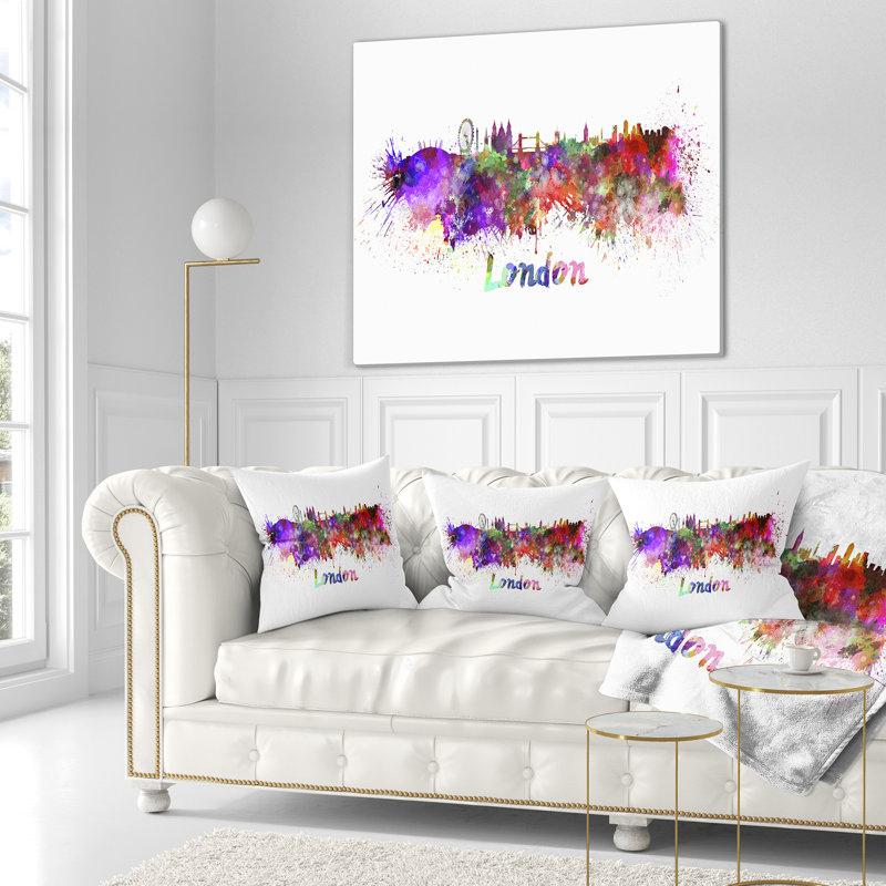 Coussin lombaire de londres cityscape