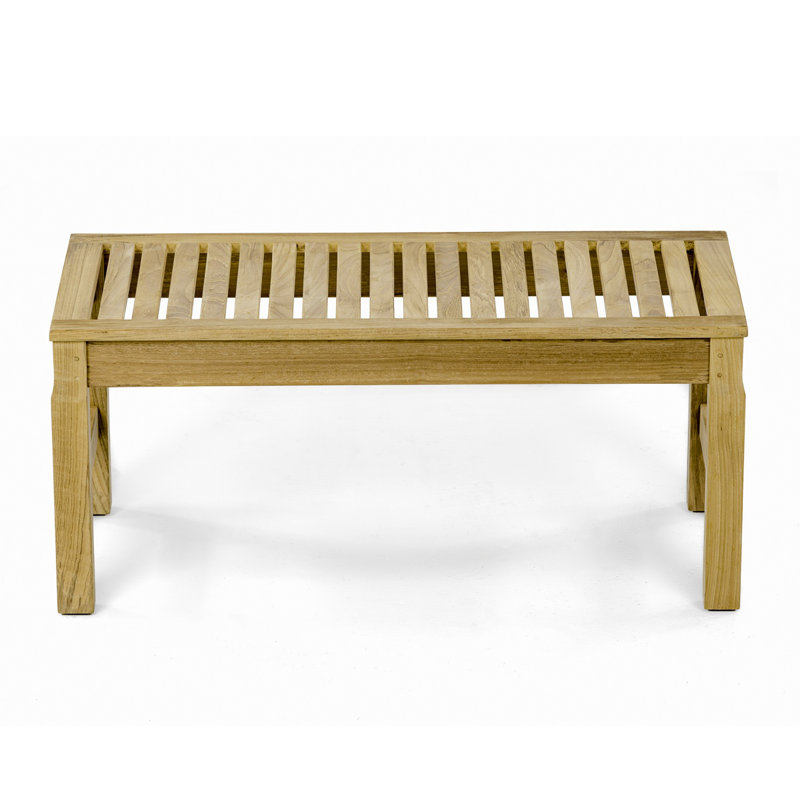 36'' W Teak Shower Bench