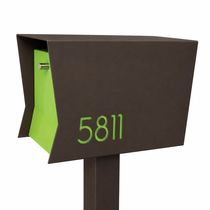 RetroBox-2.0 in Brown and RED, Vert lime