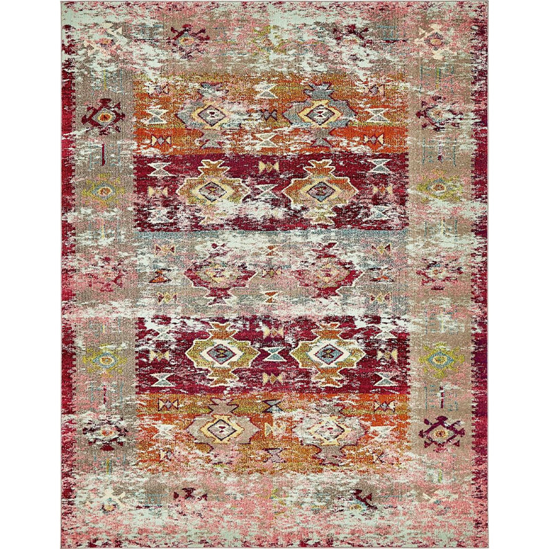 Bridport Ikat Indoor Rug, Rectangle 5' x 8'