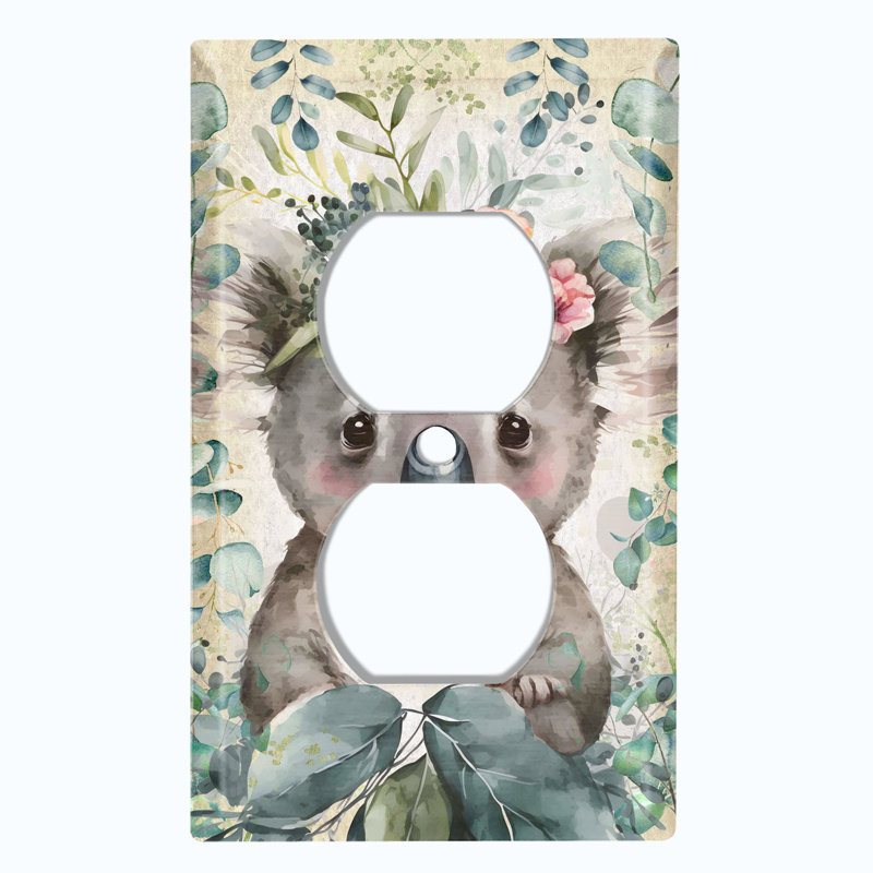 Animals 1 - Gang Toggle Light Switch Standard Wall Plate
