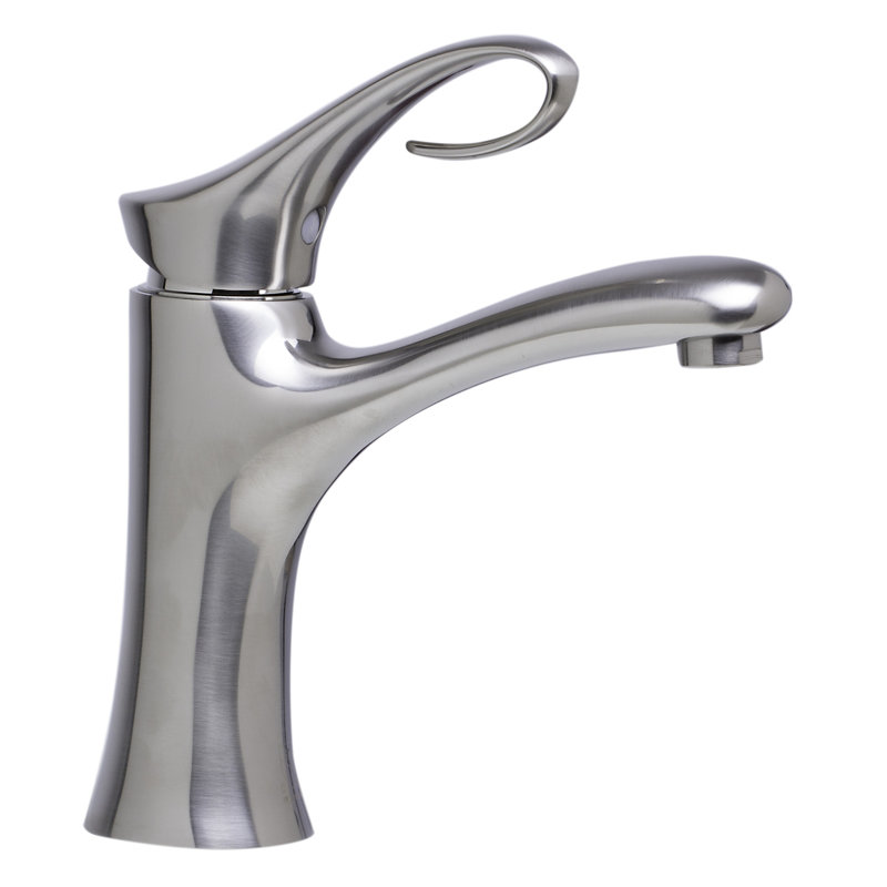 Single-Hole Single-handle Bathroom Faucet, Brushed Nickel