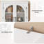 70 po - Armoire de rangement pour garde-manger 70 po - Présentoir moderne avec 4 portes en verre arquées et tablettes réglables, organisateurs de placard polyvalents pour la cuisine, la salle à manger, le salon, blanc-322208114