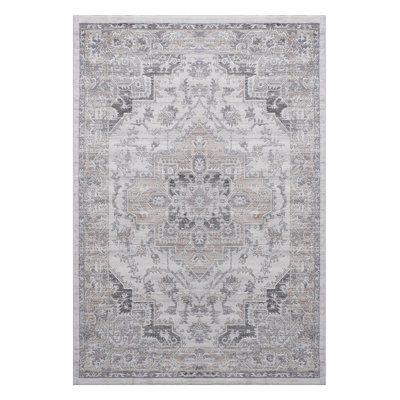Loom & 5x7 Area Rug - Non-shedding, Stain For Living, Entryway Room , Non-shedding Dining, Bedroom Decor