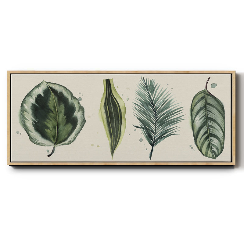 Palm Line- Framed Canvas