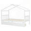 Lit en bois avec tiroirs, conception fantaisiste pour enfants, rangement spacieux et fabrication en pin massif-45400789-45400791