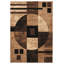 Tapis brun géométrique Ladores-453469344