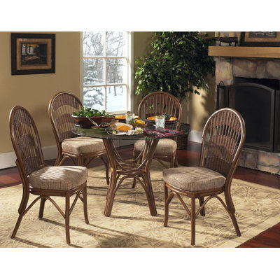 Wittig Round Glass Top Dining Table