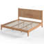 Lit plateforme en bambou massif avec tête de lit BambooWeave-133601469-133601471
