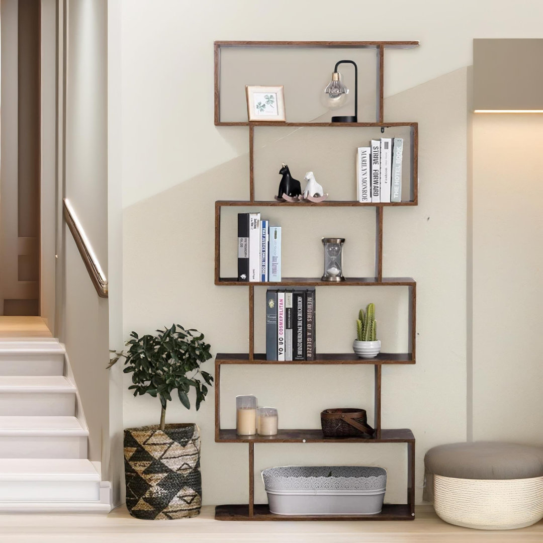Pentagia 192cm H x 80cm W Cube Bookcase