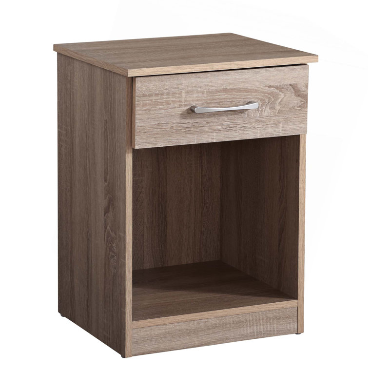 Table de chevet élégante pour les espaces décontractés, Marron clair